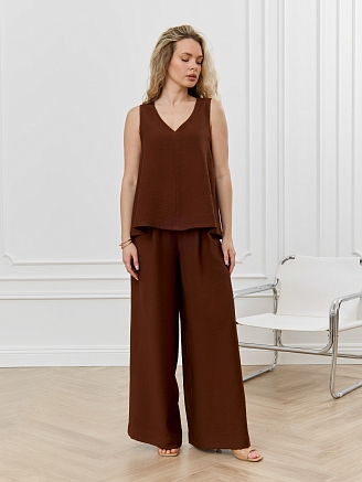 Женские брюки Ясмина-3 / коричневый
