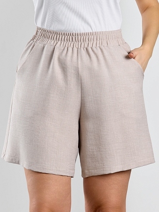 Женские шорты "Женский каприз-4" / бежевый