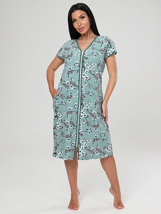 Женский халат ХМ-632 / Весна зеленый