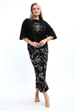 Женский костюм 29020 / черный