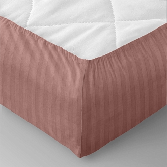 Простыня на резинке "Verossa" Stripe / Ash