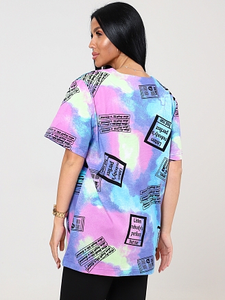 Женская туника ТК-562-ФУТ / Тай-дай