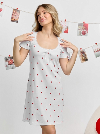 Женская ночная сорочка Верса-1 / белый