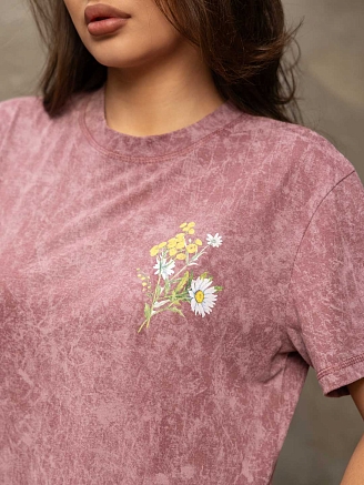 Женская футболка мод.2156 / Пудровый