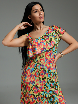 Женское платье Гаваи / Салатовый