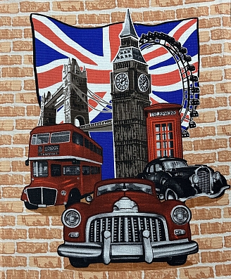 Полотенце вафельное набивное / №1275