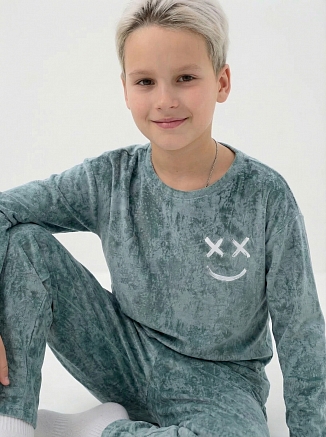 Детская пижама "Крутыш" длинный рукав / В ассортименте