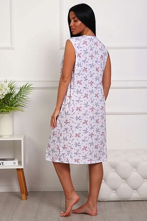 Женская сорочка 29530 / синие цветы