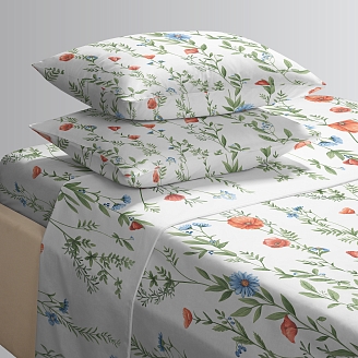 Набор наволочек "Хорошо Дома" 50x70 / Цветочный вальс