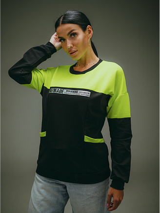 Женская кофта Цунами / Желтый