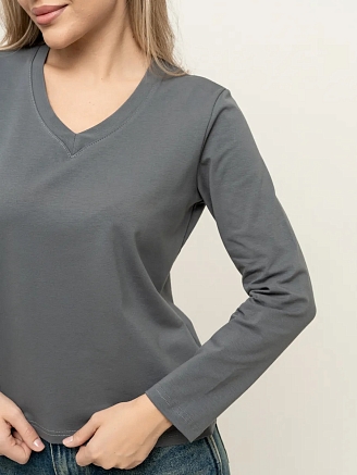 Женская футболка "Милана" / Серый арт. к1284с