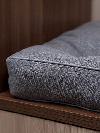 Подушка мебельная для прихожей арт. PPR / Серый