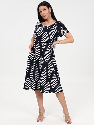 Женское платье М-999 / Пихта синий