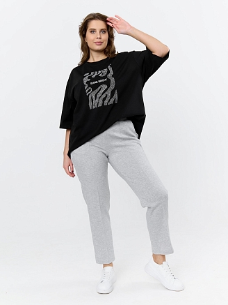 Женские брюки Нео-2 Б-074 / серый меланж