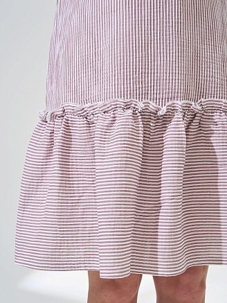 Женский сарафан "Ривьера" 2477-Мус / Бежевый