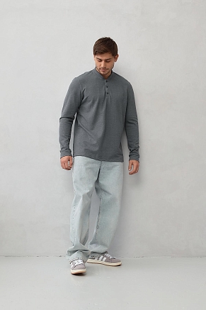 Футболка мужская Поло со стойкой С Арт. 10341