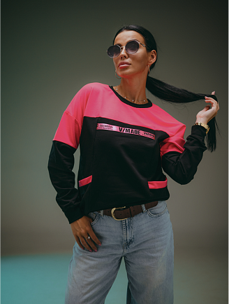 Женская кофта Цунами / Розовый