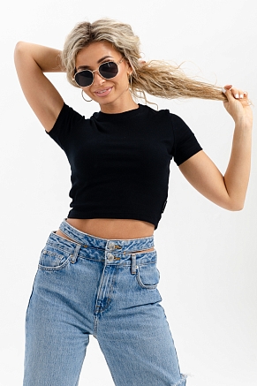 Женская футболка 14410 / черный