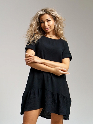 Женское платье мод.1425/8 / Черный