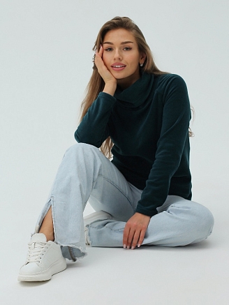 Женская толстовка Гретта / Изумруд