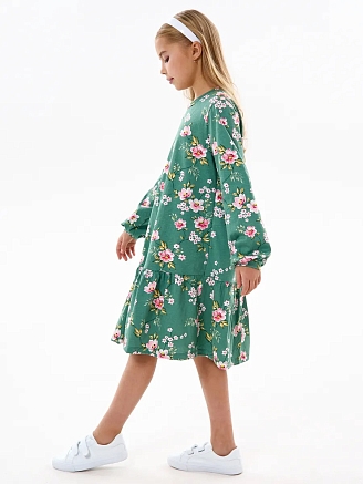 Детское платье "Конфетка" / Жасмин на ментоле