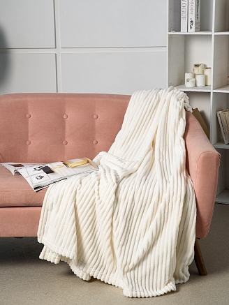 Плед велсофт / Бежевый