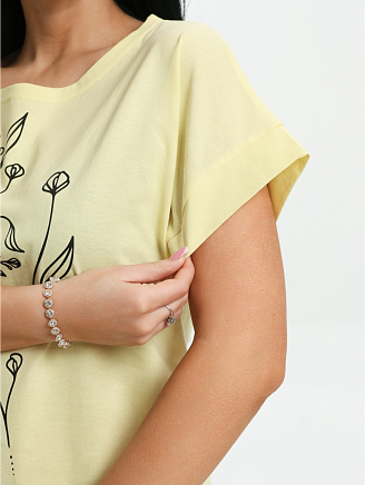 Женская футболка Ариадна / Лимонный