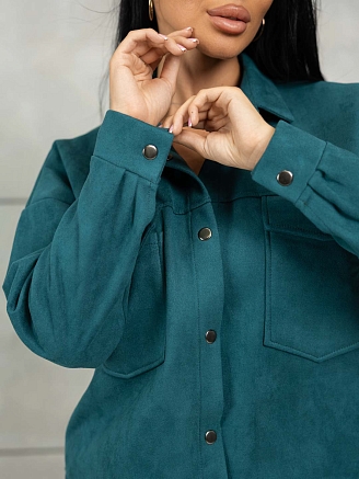 Женский костюм мод.2070/2 / Изумрудный