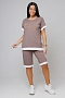 Женский костюм с бермудами 2150/1 / Капучино