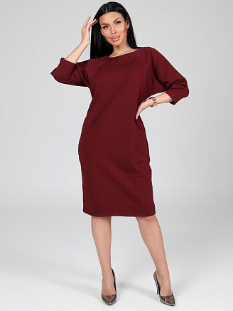 Женское платье Вокал / бордовый