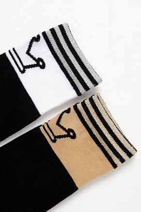 Детские гольфы Корона (набор 2 пары) / бежевый, белый