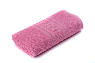 Полотенце махровое г/к Узбекистан 380 гр/м2 / 105-ярко-розовый