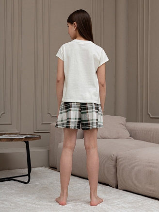 Детский костюм для девочки Мишель-2 КД-391 / зелёный