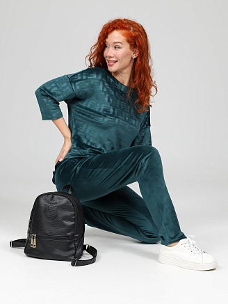 Женский костюм Вениса-Жаккард / изумруд