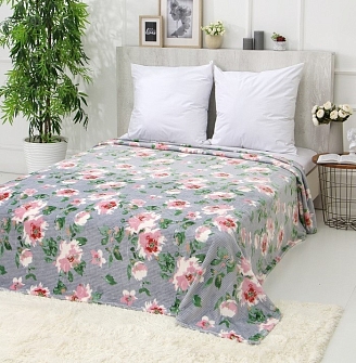 Плед велсофт №291 / Бутоны 