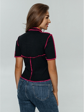 Женская футболка Лия / Черный