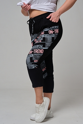 Женские брюки 7496 / черный