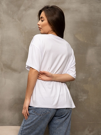 Женская футболка мод.2159 / Белый