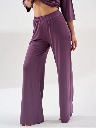 Женская пижама "Флирт" (брюки) 2407-Ви / Сиреневый