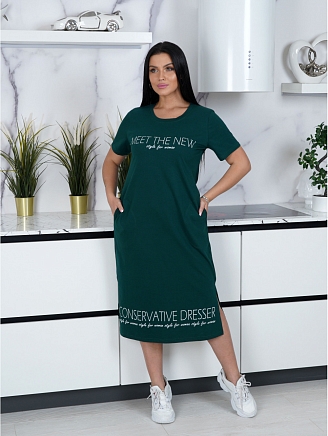 Женское платье Рамона / Темно-зеленый