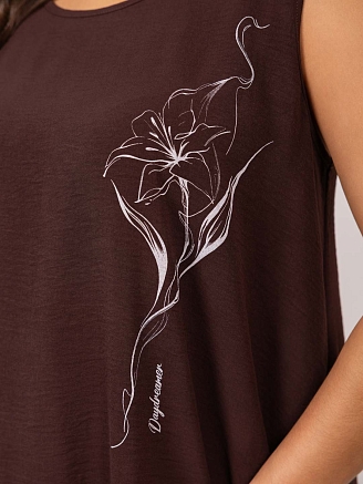 Женское платье мод.2162 / Коричневый