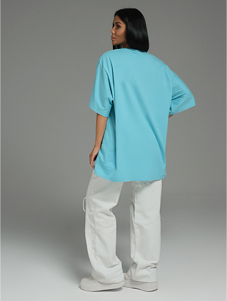 Женская футболка Анита-2 / Лазурный