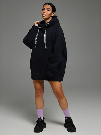 Женское худи Камелия / Синий единорог