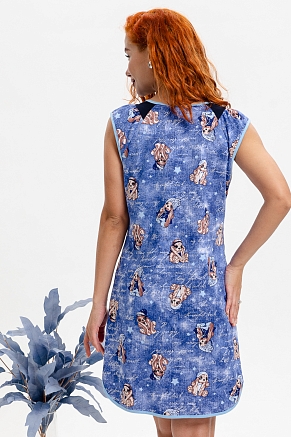 Халат женский 1183 / собаки