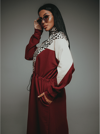 Женское платье Одри / Марсала