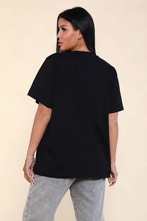 Женская футболка Тату Дракона-3 2222 / Черный