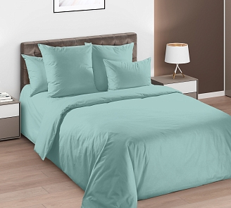 Ткань перкаль Гладкокрашеный / Ментоловый (компаньон 235 см)