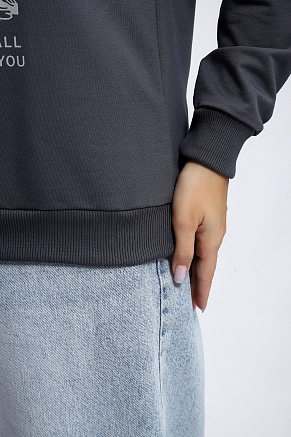 Женская толстовка 80047 / темно-серый