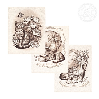 Набор полотенец рогожка / Ностальгия