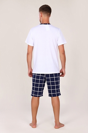 Мужской костюм Oazis 800 / Белый с темно-синим